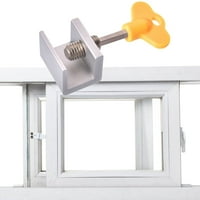 Регулируеми плъзгащи се ключалки за спиране на алуминиева сплав Врата на вратата Закона за заключване на детския прозорец с ключове с ключ за заключване на прозореца на офиса