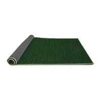 Ahgly Company Indoor Square Abstract Emerald Green Contemporary Area Rugs, 5 'квадрат