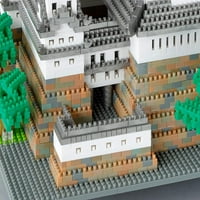 Nanoblock NB-042a Himeji Castle Special Deluxe Edition Метално сребро Ver