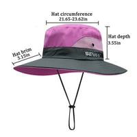 Дамска лятна слънчева шапка широка крачка на открито UV защита шапка сгъваема капачка за кофа за кофа за плаж за риболов на плаж