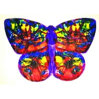 Гигантски пръст боя хартия пеперуда, от 24