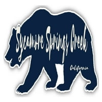 Sycamore Springs Creek California Souvenir Vinyl Decal Sticker Design Design