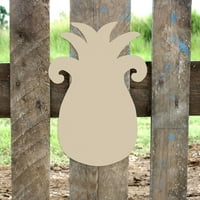 24 Форма на дървен ананас, незавършен дърво занаят, сглобяване на кръст