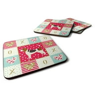 Carolines Treasures CK5909FC Beagle Love Foam Coaster Комплекс от 4, 1 2, многоцветни