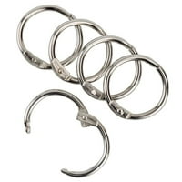 Пръстени за книги, метална книга листа Snap Metal Rings for Cards Book Album Scrapb, както е показано