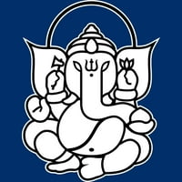 Ganesh Ganesa Ganapati Boys Royal Blue Graphic Tee - Дизайн от хора s