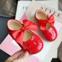 Флолео клирънс малко дете обувки бебе момичета сладък мода лък куха извън неплъзгащи малки кожени принцеса обувки