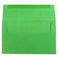 Хартия и плик цветни пликове за покана, 1 2, зелено рециклирана, насипна кутия 250