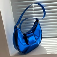 Жени модна чанта с чанта Pu Satchel Simple Crossbody Cang Solid Color за подарък