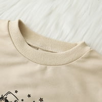 Unise Baby Onesie Облекло модни дрехи Суичър Ромперс Карикатура Кон отпечатан боди костюм с дълъг ръкав тоалети малко дете сладка ежедневна игра