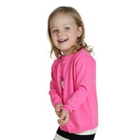 Baby Girls Boys Button-Down Down Toddler Cotton Knit Uniform пуловер 1-7t деца, розово