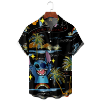 Дисни ризи за шевове, големи с къси ръкави Хавайски къс ръкав за деца и възрастни