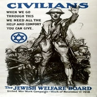 Първата световна война - печат на цивилни плакати от неизвестно неизвестно