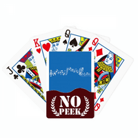 Blue Terweavg музика 5-le персонал Peek Poker Poker Poker Card Private Game