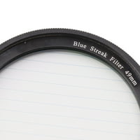Синя ивица филтър за нощна снимане, завладяващи ивици ефекти Оптичен стъклен материал компактен и преносим ивичен леща филтър