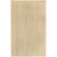 Nuloom Larnaca Seagrass Solid Solid Accover Accent Rug, 3 '5', естествен