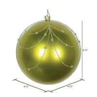 Vickerman 4.75 Lime Candy Finish Cournament с акценти на блясък, на торба