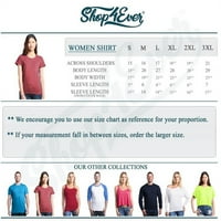 Shop4ever женски леопардов печат Shamrock St. Patrick's Day Graphic тениска Голяма спортна сива