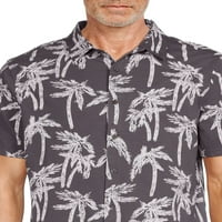 Мъжка плетена риза с копче надолу, размери с-3ХЛ