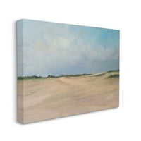 Слънчев летен плаж пясъчни дюни облачно приглушено небе, 48, проектиран от Питър Лотън