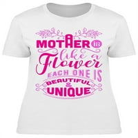 Цитат. Майка като тениска с цветя жени -изображения от Shutterstock, женска среда