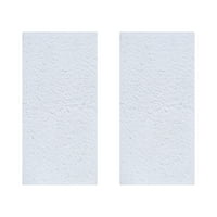 По -добри тенденции микро плюшени полиестерни килимчета за баня - бяло