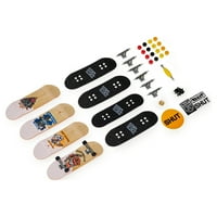 Tech Deck, Ultra DL Freenboard 4-Pack, Затворете скейтбордове, колекционерски и персонализирани мини скейтбордове