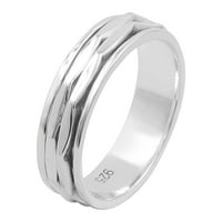 Земни скъпоценни камъни бижута Спинатор пръстен стерлинги сребърен пръстен Тревожност пръстен Медитация на пръстен Унижиране на пръстен йога пръстен пръстен за жени