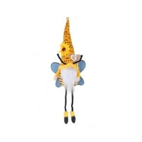Cschome Bumblebee плюшени декорации, летни кукли Gnome, слънчогледови декорации, пчелни плюшени декоративни орнаменти, декорации за къщи табла