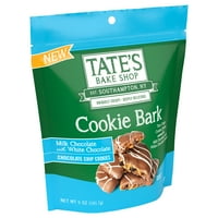 Tate's Bake Shop Cookie кора, бисквитки с шоколадов чип с млечен шоколад и бял шоколад, унция