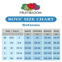 Плодове на бельото за момчета на стан, безпроблемен комфорт боксьорски брифи, размери S-XL
