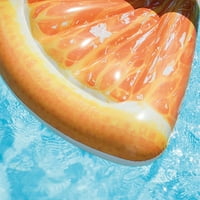 Inte гигантски надуваем оранжев филиен мат за плувен басейн Поплавък на шезлонг сал