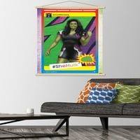 Marvel She -Hulk - Плакат за след стена с магнитна рамка, 22.375 34