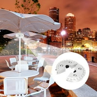 Батерии чадър светлини на открито, водоустойчиво захранване на вътрешен двор чадър светлини LED чадър вътрешен двор светлини за плажна палатка къмпинг градина парт