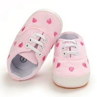 Обувки за малко дете за момичета Просверие малко дете деца бебета момичета звезда сърце плоско каучук без приплъзване на обувки