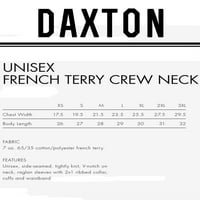 Daxton Los Angeles Sweatshirt Athletic Fit Pullover Crewneck Френски тери материя, суичър с шисти златни букви, 3XL