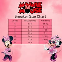 Disney Minnie Mouse Toddler Girls 'Theakers W White Lights - Pink Size: 11