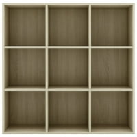 Книжен шкаф Sonoma Oak 38.6 x11.8 x38.6 Инженерирани шкафове за дърво и стоящи рафтове