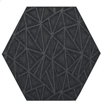 Вътрешен външен потребителски размер площ килими, направени в САЩ Модел Геометрични се предлага в десет цвята и девет форми правоъгълни, кръгли, квадратни, пътеки, овални, шестоъгълник, осмоъгълник, половин кръг