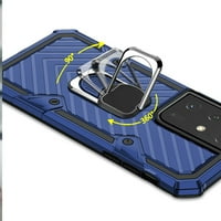 За Apple iPhone Pro Ma с магнитен държач на пръстена 360 ° въртяща се Kickstand & TPU Dual Layer Hybrid Drop Proof Rugged Cover, XPM Phone Case [Blue]