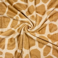 Всичко Удобен Жираф Печат Декоративни Хвърлят Одеяло, 42 60