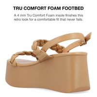Колекция на пътешествия дамски Zannah Tru Comfort Foam Buckle Platform сандали