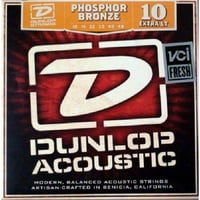 Дънлоп ДАП фосфорна светлина акустична китара струни, 6-струнен комплект