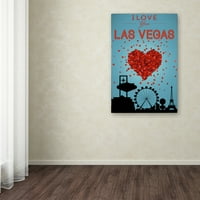 Марка изящно изкуство 'Лас Вегас' платно изкуство от Фенер преса
