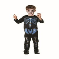 Костюм за Хелоуин на момчето-скелет на нортлайт-възраст 2 години