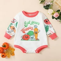 Eashery Baby Girl Spring Toyfitsbaby Girls Pajamas, Zip Front Неплъзгащи се спящи PJS, органичен памучен розов 12- месеца