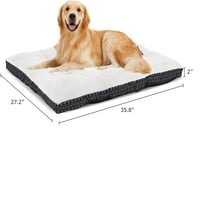 Модерно меко плюшено легло, подходящо за средно големи кучета и котки с голям размер легло само затоплящо зима на закрито закриване на спящи легла с плъзгане до lbs