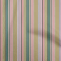 OneOone Viscose Jersey Olive Green Fabric Stripes Craft Projects Decor Fabric Printed от двора Wide-Bw