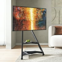 Подвижна ъглова стойка за телевизор минималистична подова стойка модерен развлекателен център за телевизори до 65