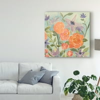 Търговска марка изобразително изкуство 'цветя за Лили' платно изкуство от Грейс Поп